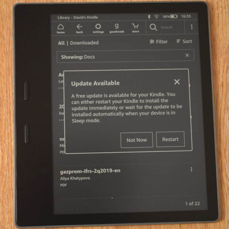 How to Update Kindle Paperwhite Firmware