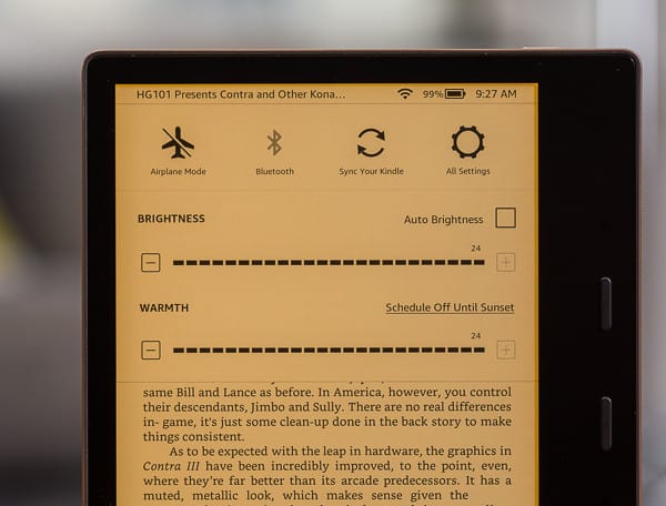 kindle yellow screen