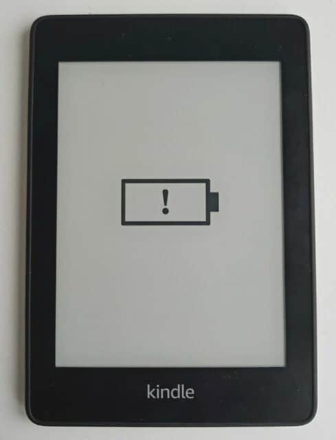 kindle exclamation mark