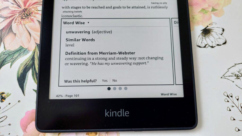 kindle word wise